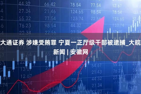大通证券 涉嫌受贿罪 宁夏一正厅级干部被逮捕_大皖新闻 | 安徽网