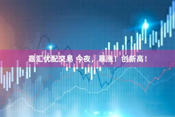 嘉汇优配交易 今夜，暴涨！创新高！