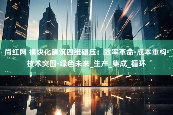 尚红网 模块化建筑四维碾压：效率革命·成本重构·技术突围·绿色未来_生产_集成_循环